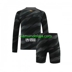 Camisola FC Barcelona Guarda-redes Criança Equipamento Segundo 2023-2024 Manga Comprida